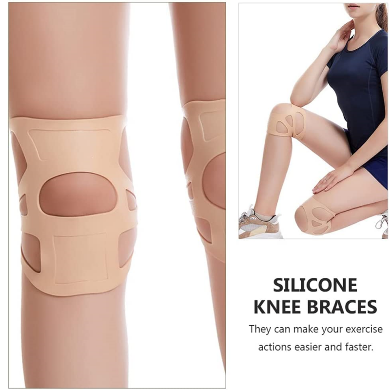Knee Brace Badminton - 1 пара, силиконовые наколенники для спорта,