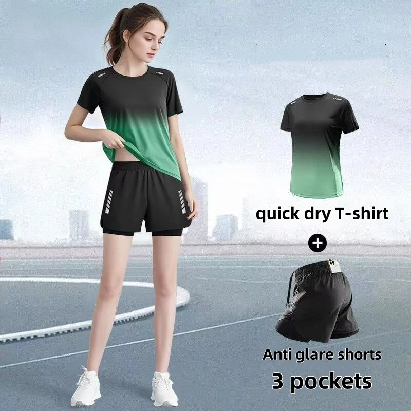Badminton Outfit - Женский комплект спортивной одежды, шорты для