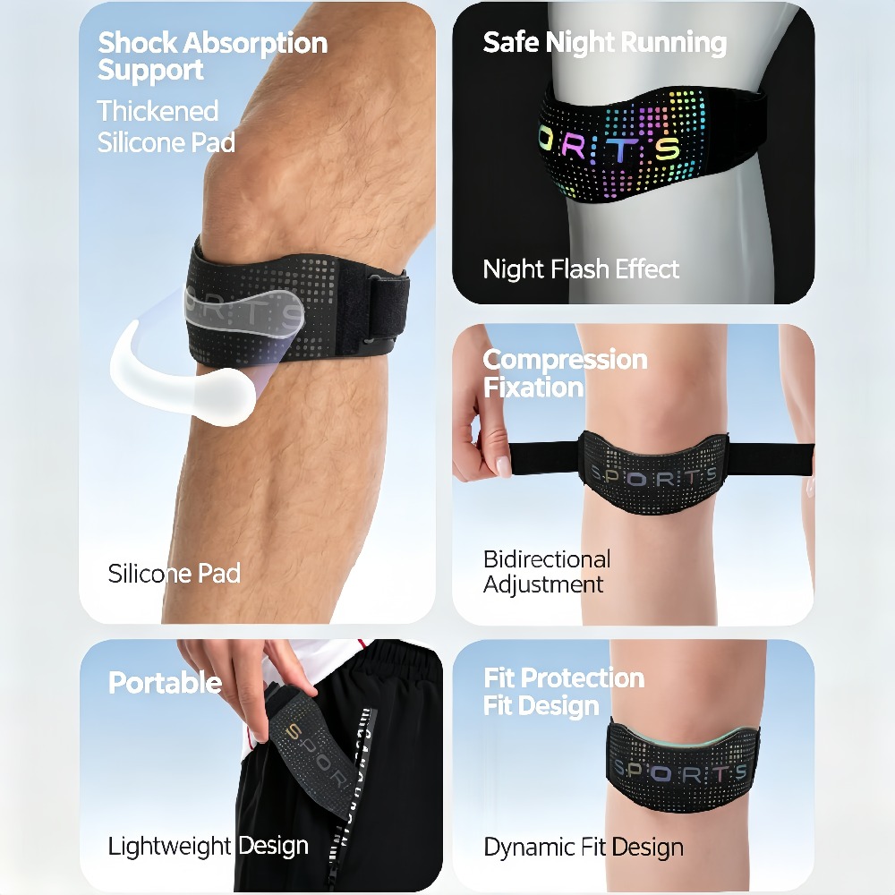 1/2 шт. Светоотражающий поддер – обзор и цена Knee Brace Badminton