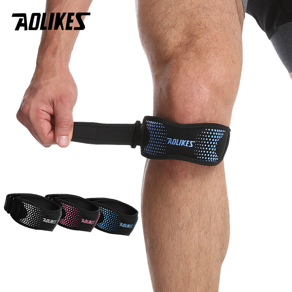 AOLIKES 1 шт. регулируемый нак – обзор и цена Knee Brace Badminton