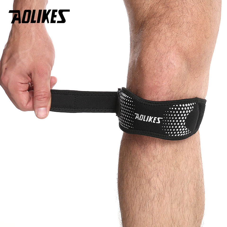 AOLIKES 1 шт. регулируемый нак – обзор и цена Knee Brace Badminton