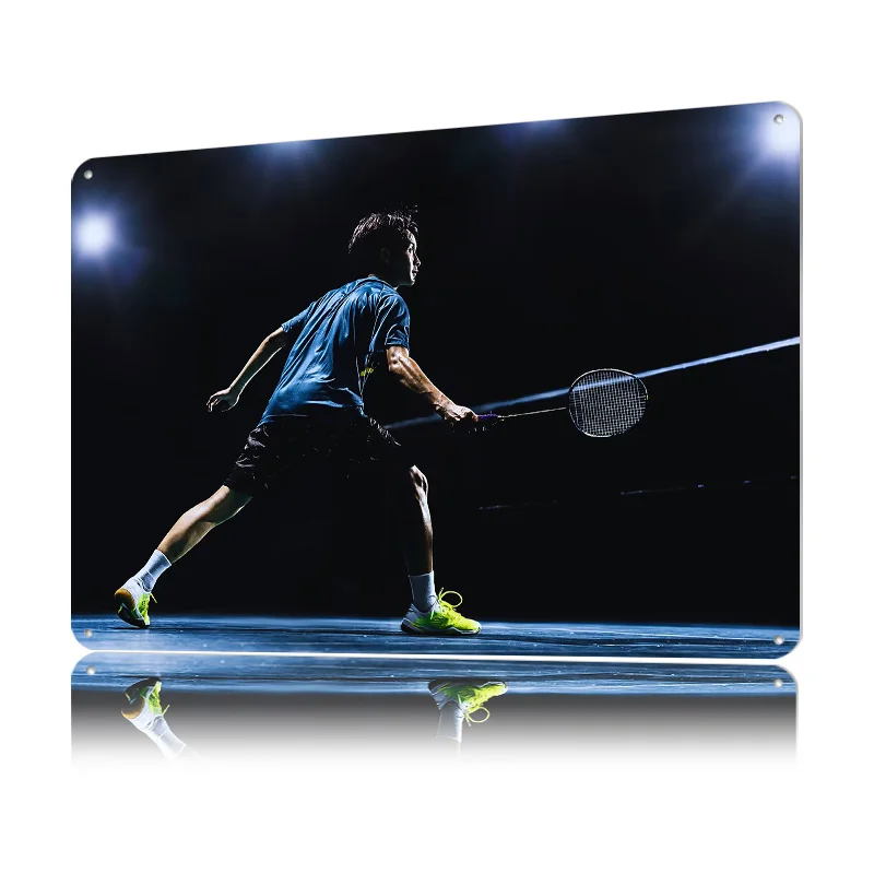Металлическая винтажная таблич – обзор и цена Badminton Europe