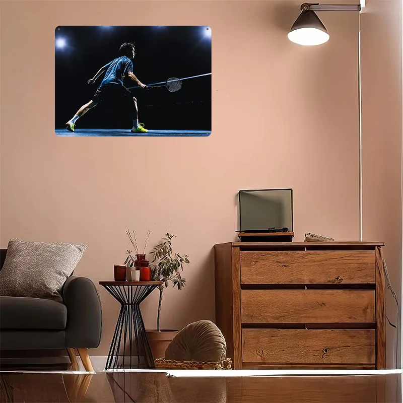 Металлическая винтажная таблич – обзор и цена Badminton Europe